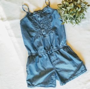Girl's Gap denim romper